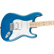 Fender Squier Affinity Stratocaster HSS - Lake Placid Blue Bundle with Frontman 15G Amplifier, Gig Bag, Tuner, Instrument Cable, Strap, Picks, and Austin Bazaar Instructional DVD