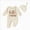 Beige, variant on 0-3 Months Infant Jumpsuit Newborn Outfit Boy Long Sleeve Letter Romper Ribbed Knit Jumpsuit Baby Boy Preemie Outfit,Beige Jumpsuit Bodysuit