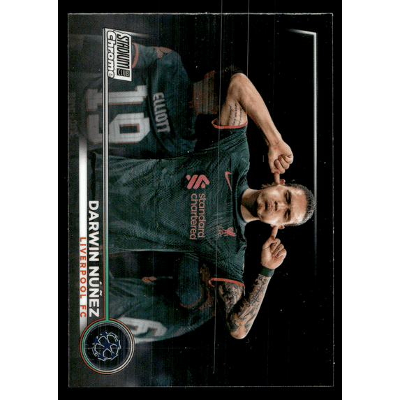2023 Topps Stadium Club Chrome Darwin Nunez #53 Liverpool FC Soccer ...