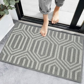 1/10 Inch Ultra Thin Front Door Washable Mat – Modern Rugs and Decor