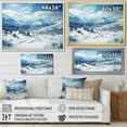 thumbnail image 4 of Designart "Alpine Majesty French Snowy Peaks IV" Landscapes Floater Framed Wall Decor, 4 of 7