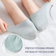 thumbnail image 5 of 6 Pairs Toe Topper Socks Women Invisible Socks Toe Cover Liner Half Socks Seamless Non-Slip Toe Half Socks, 5 of 6