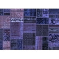 thumbnail image 1 of Ahgly Company Indoor Rectangle Oriental Blue Modern Area Rugs, 2' x 4', 1 of 4