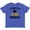 Retro Heather Royal, variant on Inktastic Congrats My Dad Graduated with cap Youth T-Shirt