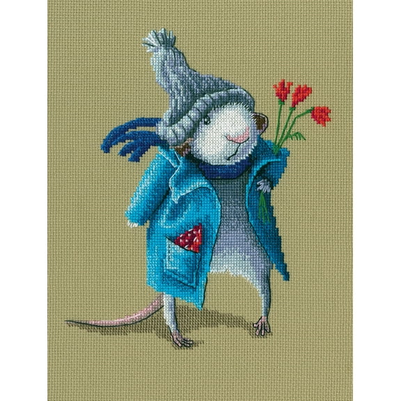 RTO Counted Cross Stitch Kit 6"X7.25"-Bunch Under The Armpits (16 Count)