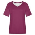 thumbnail image 6 of Afdoent Womens Tops V Neck Casual Print T Shirt Loose Fit Comfortable Bluse Tee Top For Everyday Wear And Fashion Outfits Fashion Outfits Trendy Clothes, 6 of 6