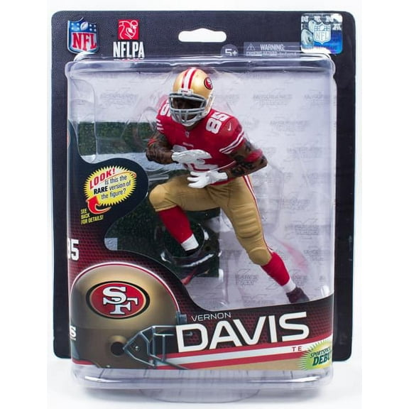 NFL Vernon Davis Red Jersey Action Figure