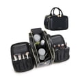 thumbnail image 1 of Bolsa de maquillaje Prite, impermeable, para viajes y cosméticos, color negro, 1 of 7