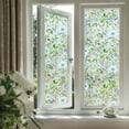 thumbnail image 5 of Zmeidao Floral Privacy Window Film, Static Cling Rainbow Stained Glass Decals for Home Door 17.7x78.7in, 5 of 5