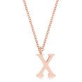 thumbnail image 1 of Precious Stars Collier Initial en Acier Inoxydable Or Rose, 1 of 1