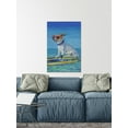 thumbnail image 3 of Cool Surf Dog Painting Print on Wrapped Canvas, 3 of 7