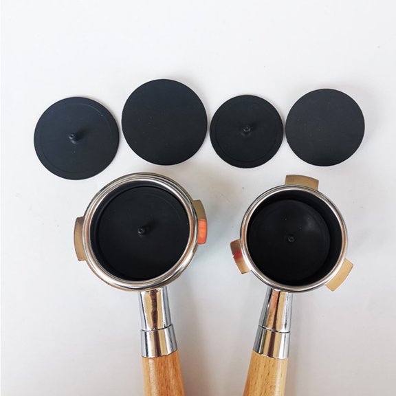 D-GROEE 2PCS Backflush Filter, Plastic Blind Insert Blind Filter Backflush Disk for Espresso Machines