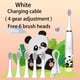 thumbnail image 1 of Cepillo de dientes eléctrico para niños, dibujos animados, con cabezal de repuesto, ultrasónico, IPX7, resistente al agua, recargable, sónico, 1 of 6