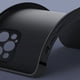 thumbnail image 5 of Funda de teléfono para iPhone 11 12 13 14 Pro Max Mini XS XR X 8 7 6S 6 15 se Plus funda de silicona negra Fundas lindo lindo gato Hello, 5 of 5