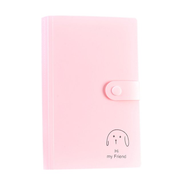 CSChome Jewelry Storage Book Jewelry Storage Book 120 Compartments Button Closure Clear Print Oblong Shape Necklace Earring Ring Jewelry Display