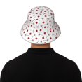 thumbnail image 5 of Fuzoiu Ladybug With Dandelion Print Reflective Bucket Hat,Outdoor Hat for Men and Women,Bucket Hat for Travel Fishing Hunting Summer Camp, 5 of 6