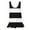 Black, variant on Womens Floral Print Tank Tops Loose Fit Casual Round Neck Sleeveless Summer Tops Trendy Vacation Clothes 2025 Flowy Basic Tops Curvy Hem Recent Orders Placed by Me Black,XL