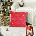 thumbnail image 5 of Moocorvic Christmas Pillow Covers 18 x 18 inch Christmas Tree Cushion Case for Winter Xmas Holiday Home Bedroom Sofa Decor, 5 of 7