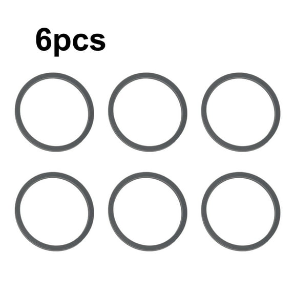 6Pcs Water Bottle Gasket Replacement For , Silicone Lid Seal O Ring Gray YIWEI