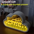 thumbnail image 6 of HYEASTR Tulip Night Light Cloud Mirror Tulips Night Lamp Decoration Sleep Light Handmade Simulation Flower Lamp Romantic Mood Light for Girl Christmas Birthday Gifts - Yellow, 6 of 9