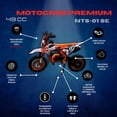 thumbnail image 2 of Motocicleta Infantil Shahoma  MC01 Premium Motocross 49cc Anaranjada, 2 of 7