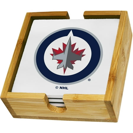 

Winnipeg Jets Team Logo Four-Pack Square Coaster Set