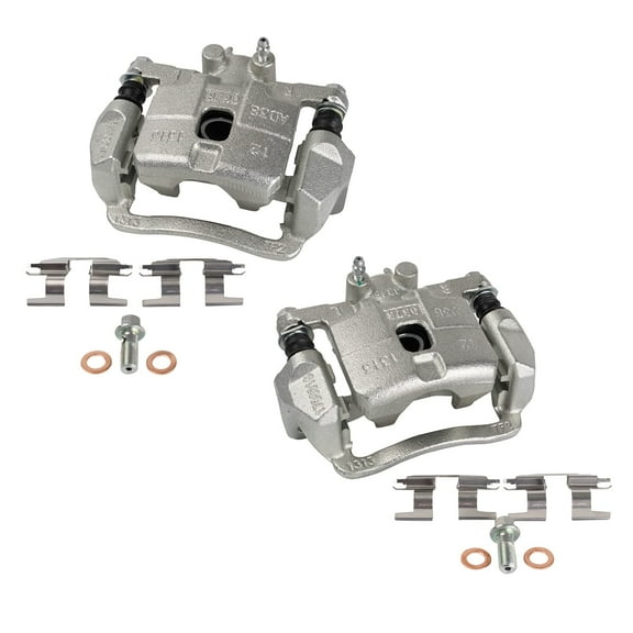 TRQ Rear Brake Caliper Set Compatible with 2005-2006 Saab 9-2X 2004-2008 Subaru Forester 2004-2007 Impreza