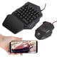 thumbnail image 5 of Juego de PC Gamer, HXSJ J50 Juego de teclado y mouse para juegos de una mano Accesorio para juegos de computadora Diseñado meticulosamente, 5 of 12