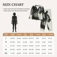 thumbnail image 4 of Salouo Double Exposure Cat Forest Pattern Women's Pajamas Set Long Sleeve Button Down Sleepwear Soft Pj Lounge Sets for women 2 Piece Pjs Set with Long Pants-XX-Large, 4 of 7