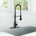 thumbnail image 5 of Design House 593889 Spencer Modern Single-Handle Chef Dual-Function Faucet for Kitchen, Matte Black, 5 of 19