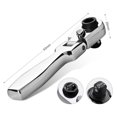 thumbnail image 2 of 1/4" Drive Ratchet 2-in-1 Flex Head Ratchet Wrench 72T Teeth Socket Repair Tool, 2 of 4