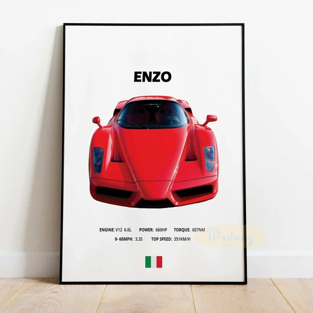 URUS CAYENNE 911 F12 y otros coches de lujo populares, arte de pared para habitación de niño, póster de lona moderno para autodeporte, decoración del hogar