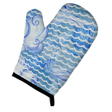 

Beach Watercolor Abstract Waves Oven Mitt