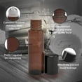 thumbnail image 5 of 8 Pack - Essential Oil Roller Bottles [Metal Chrome Roller Ball] FREE Plastic Pippette, Funnel and Bottle Opener Refillable Glass Color Roll On for Fragrance Essential Oil - 10 ml 1/3 oz (Amber), 5 of 9