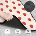 thumbnail image 3 of Naloa Hand Drawn Strawberry Car Foot Mat Set of 4 Pieces - Universal Floor Liner Neoprene Full Set Floor Mats for Cars Trucks SUV, 3 of 7