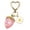 Clear Pink, variant on Cute Strawberry Keychain,Bag Charms,Kawaii Heart Flower Daisy Key chains Accessories Decor Gift Red