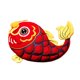 thumbnail image 5 of Decoración de almohada de estilo chino, adorno artesanal suave, diseño de escena del Festival de Primavera Pescado rojo, 5 of 9