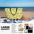 thumbnail image 4 of Horeoi Easter Bunny Print Large Capacity Beach Travel Bag Waterproof Polyester with Multiple Pockets for Beach Camping Gym, 4 of 5