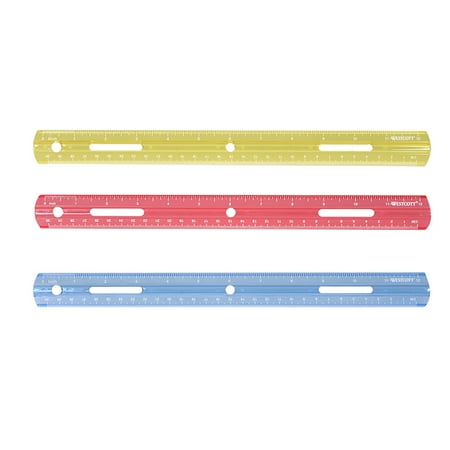 Plastic Ruler, 12", Pack of 36