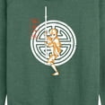 thumbnail image 3 of Avatar - The Last Airbender - Aang Crest - Women's Lightweight French Terry Long Sleeve Shirt, 3 of 5
