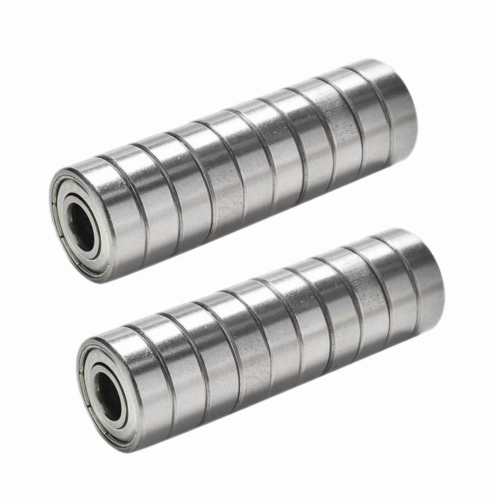 150Pcs 608 ZZ Ball Bearings, Metal Double Shielded Miniature Deep Groove Skateboard Ball Bearings (8mm X 22mm X 7mm)