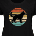 thumbnail image 4 of Inktastic German Shepherd Silhouette Vintage Retro Women's Plus Size T-Shirt, 4 of 5
