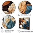 thumbnail image 3 of Designart "Harmonious Autumn Leaves In Sunlight III" Leaves Wall Art Living Room, 3 of 7
