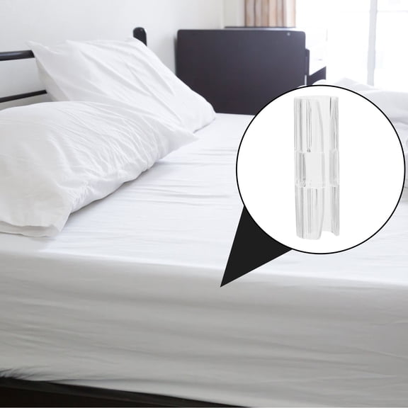 Soimiss 12Pcs Anti-slip Reusable Transparent Ps Bed Sheet Clips for Fixing Sheets and Preventing Sliding