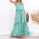 thumbnail image 3 of WILLBEST Vestidos Floreados para Mujer, Vestidos Largos de Verano para Mujer 2024, Vestido Maxi sin Mangas, Vestido Casual Fluido con Volantes de Verano Grande, 3 of 3