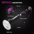 thumbnail image 6 of EverBrite UV Flashlight, 128 LED Blacklight Flashlights, 395nm Black Light Flashlight for Pet Urine Detection, Scorpions, Dry Stains, Bed Bug (Batteries Included), 6 of 8