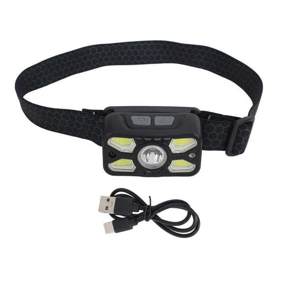 Adjustable Beam Headlamp, 1500mAh Rechargeable, Type C, Perfect For Outdoor  Emergency Use