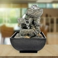 thumbnail image 4 of Indoor Water Fountain With LED Lights Desktop Fountain Garden Micro Indoor Style 5, 4 of 8