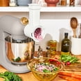 thumbnail image 6 of Beautiful Slicer/Shredder Stand Mixer Attachment with 3 Stainless Steel Cutting Blades, by Drew Barrymore, 6 of 8