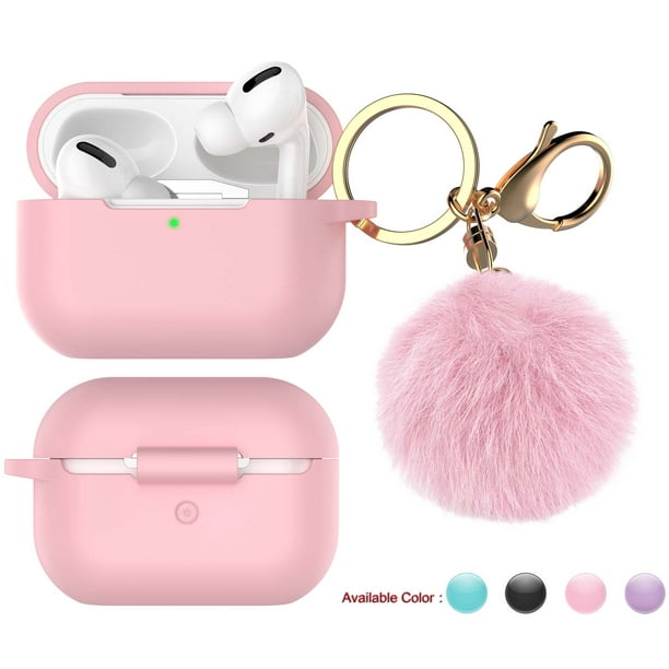 Airpods Pro 2019 Case Silicone, Airpods 3rd Gen Case Fur Ball Gold